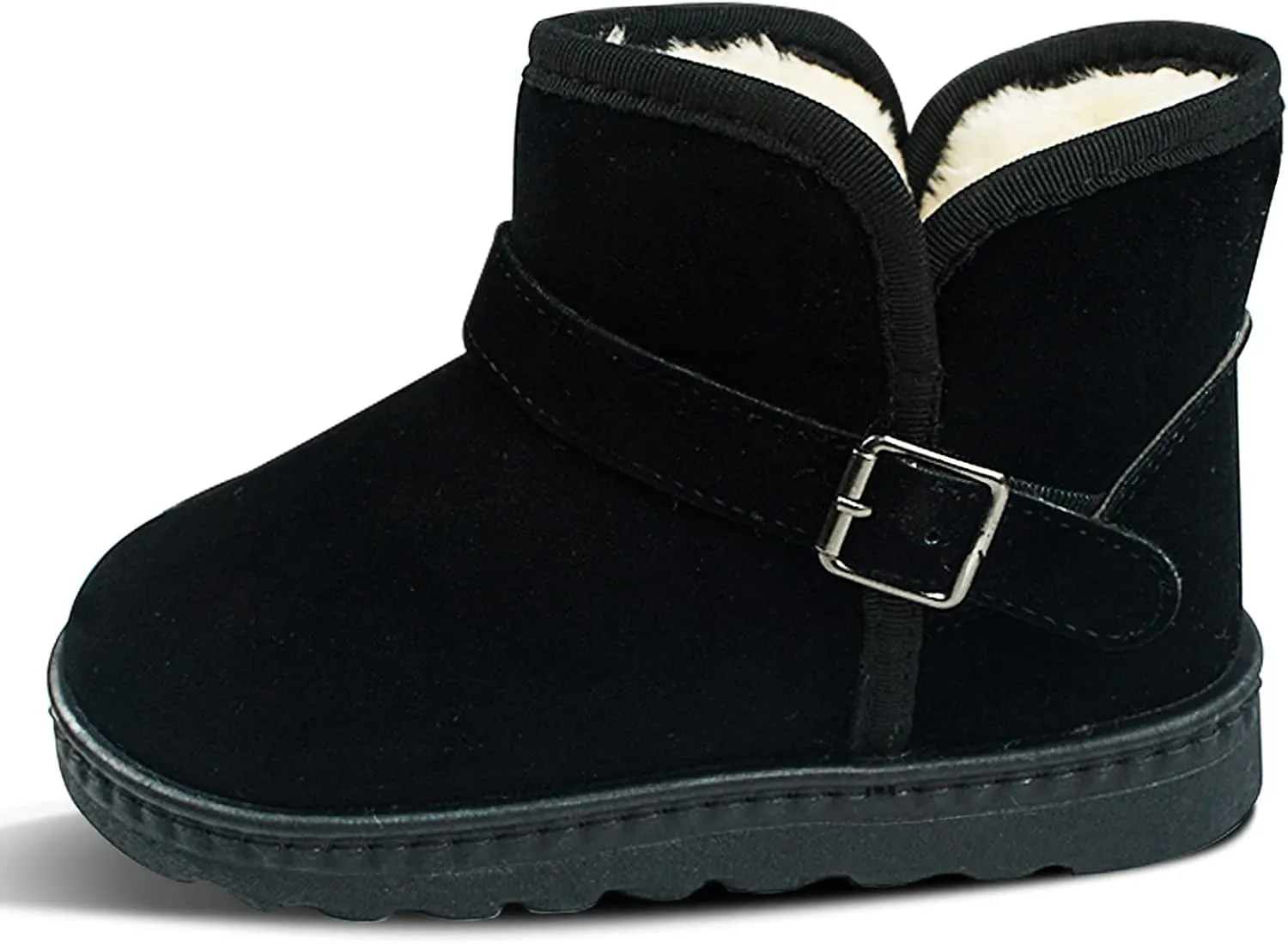 Happy Cherry Baby Boys Girls Snow Boots Soft Sole Anti-Slip Warm Crib Shoes Toddler Prewalker