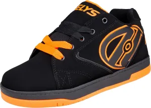 Heelys Kids Propel Skate Shoe, Black/Orange, 1 M US Little Kid
