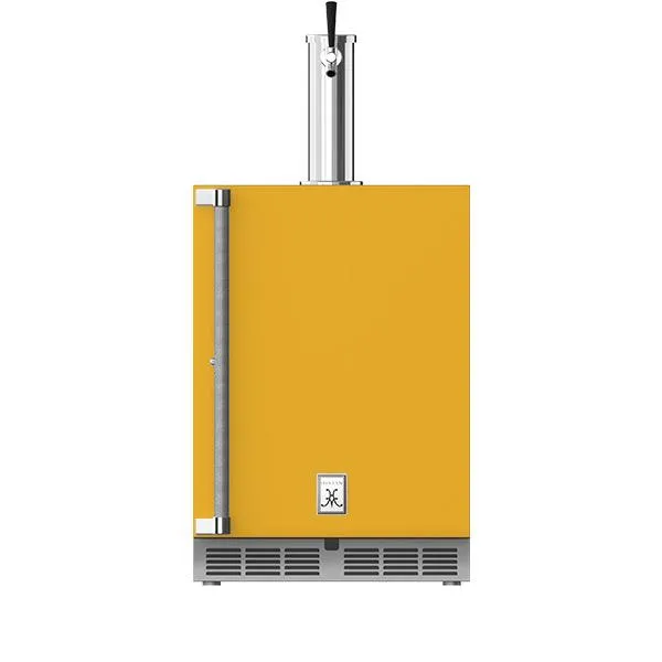 Hestan 24" Single Faucet Beer Dispenser, Right Hinged