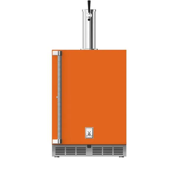 Hestan 24" Single Faucet Beer Dispenser, Right Hinged