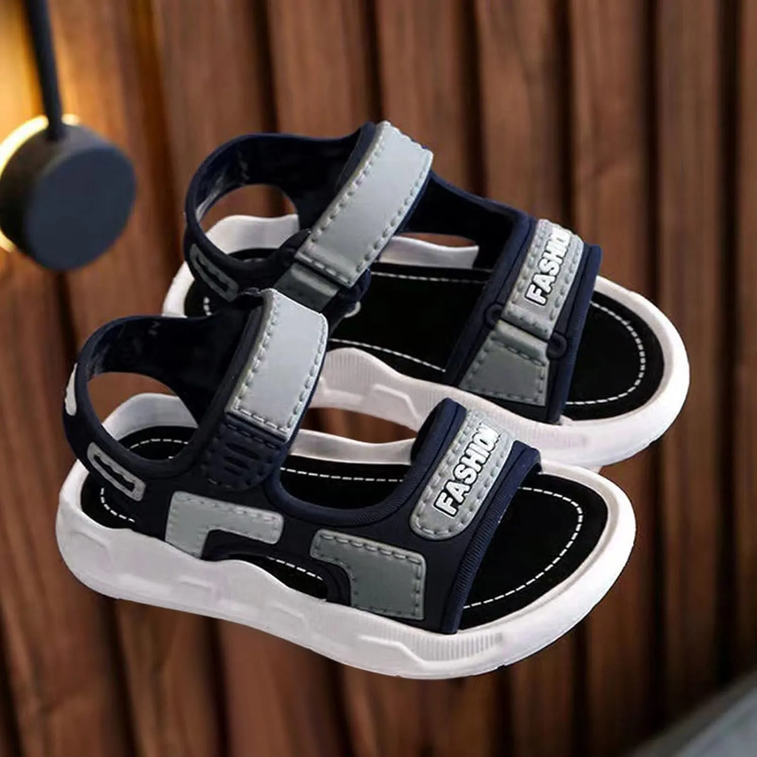 Home Slippers For Children Kids Cartoon Soft Sole In Summer Comfortable Boys Sandals Kids Slides Shoes
