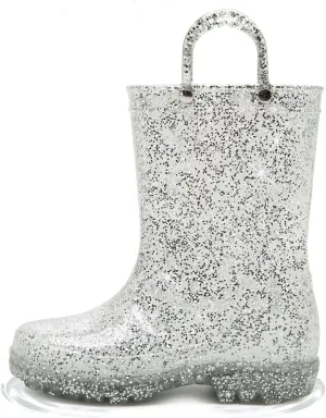 HugRain Toddler Kids Lightweight Adorable Rain Boots