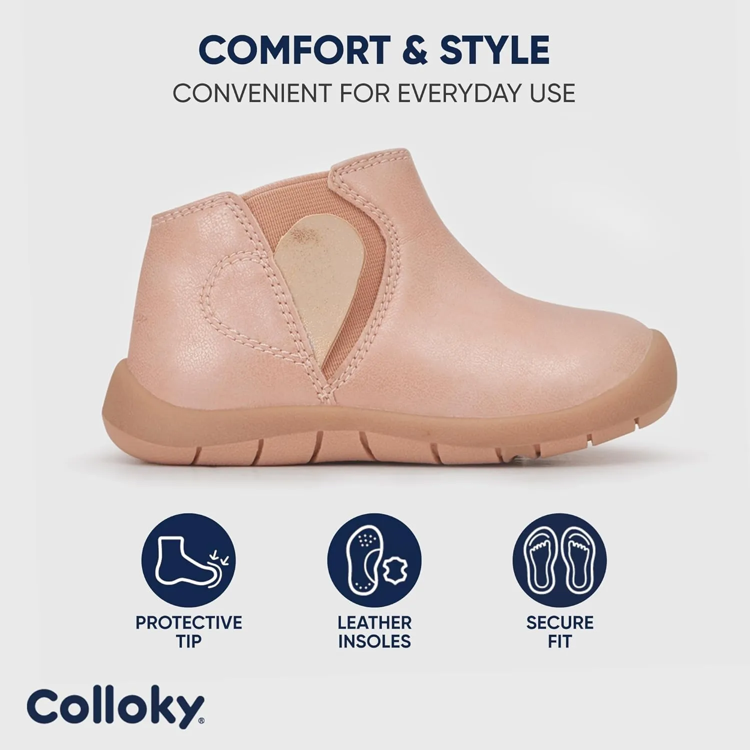 Infant Boots for Girls - Durable, Anti-Slip - Rugged & Stylish Footwear - Perfect Kids Design for Walking Adventures