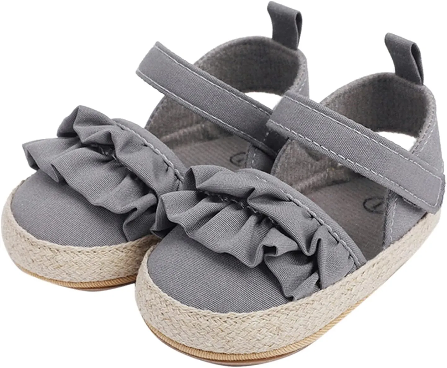 Infant Girls Ruffles Shoes First Walkers Shoes Summer Toddler Flat Sandals Sandals Size 13 Girls