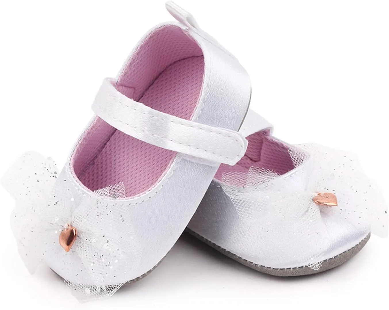 Infant Girls Shoes Mary Jane Mesh Bowknot Soft Sole First Toddler Sports Dress Shoes Girls