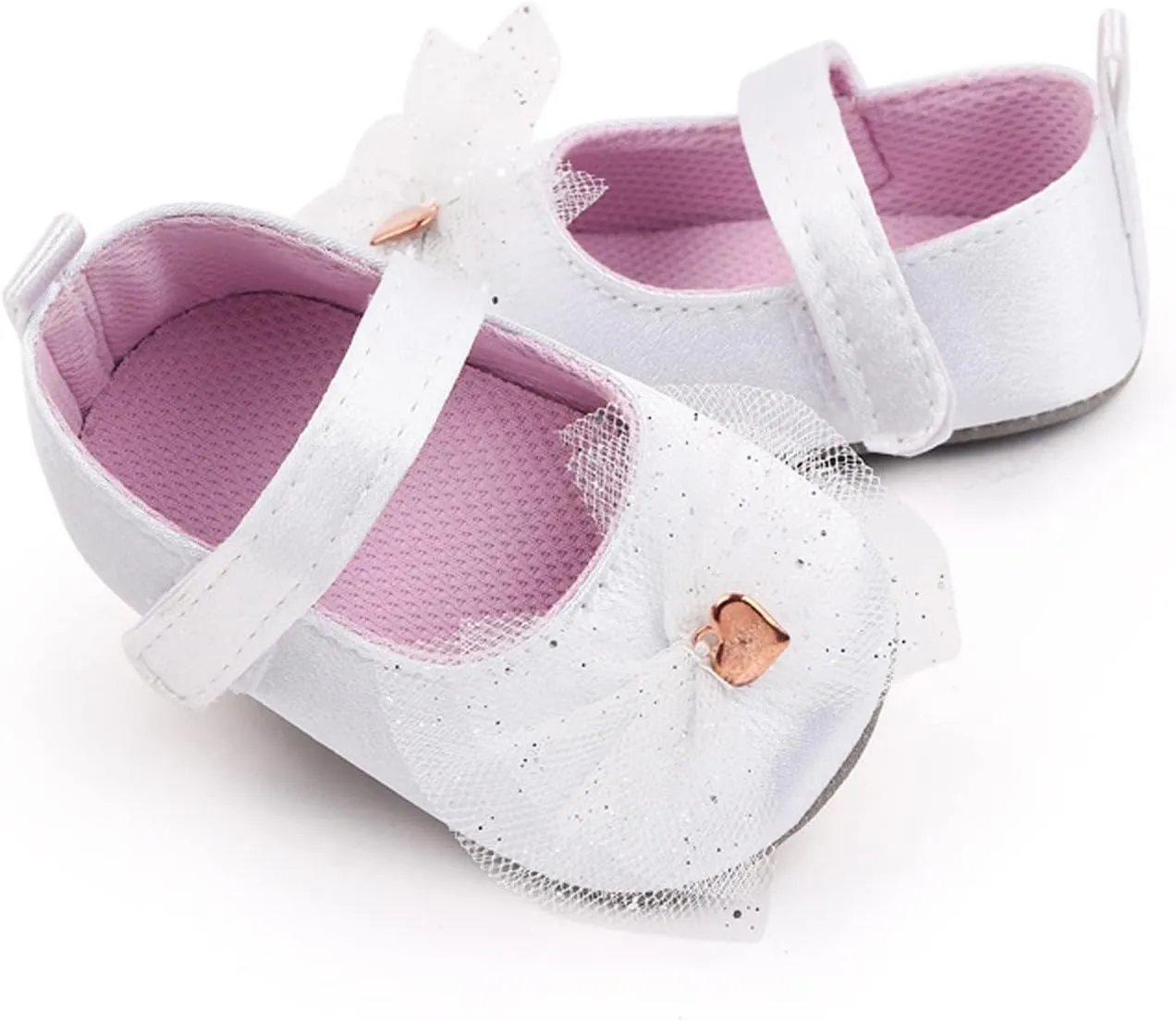 Infant Girls Shoes Mary Jane Mesh Bowknot Soft Sole First Toddler Sports Dress Shoes Girls