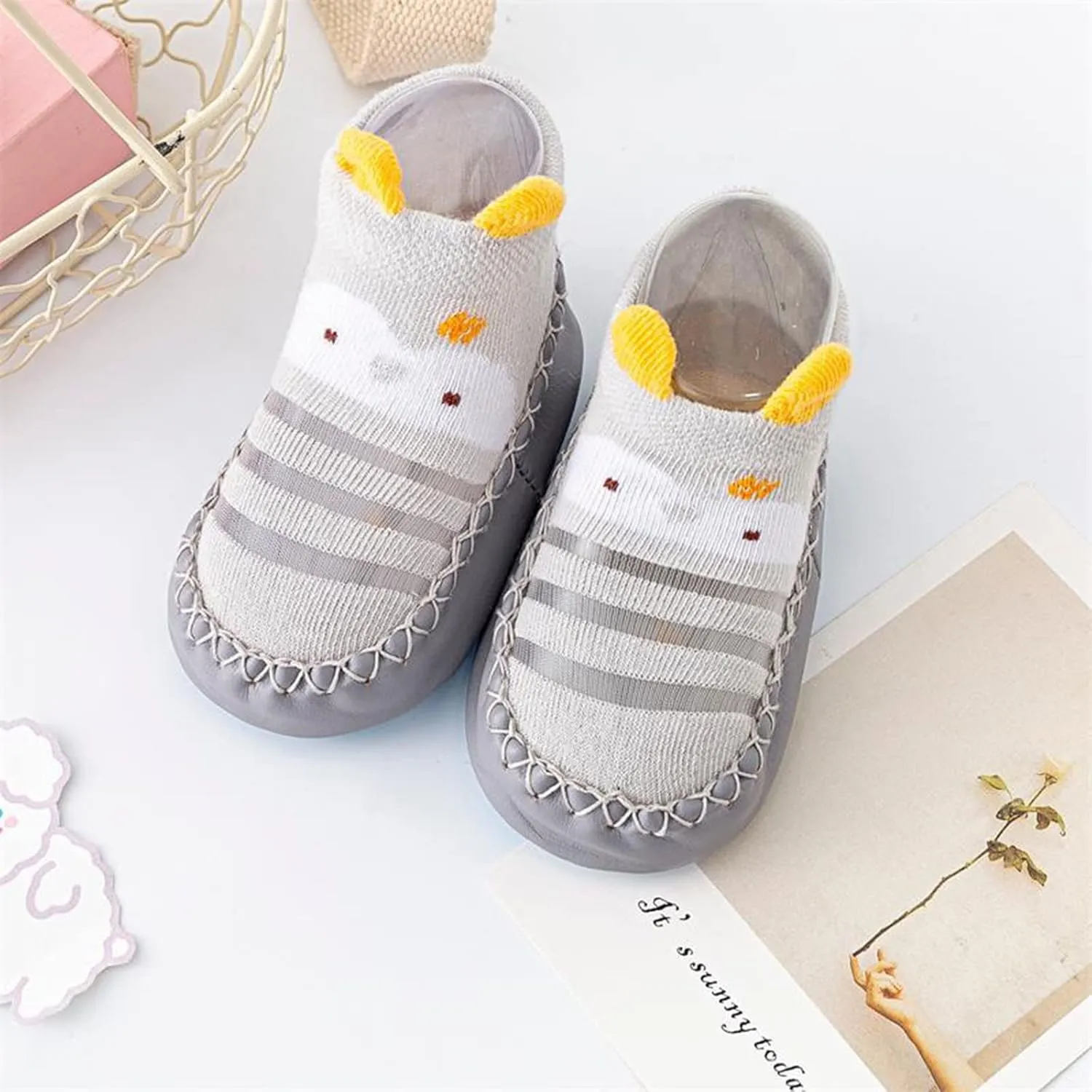 Infant Toddler Shoes Soft Sole Toddler Shoes Bow Glitter Sequins Non Slip Breathable Baby Flip Flops Girls