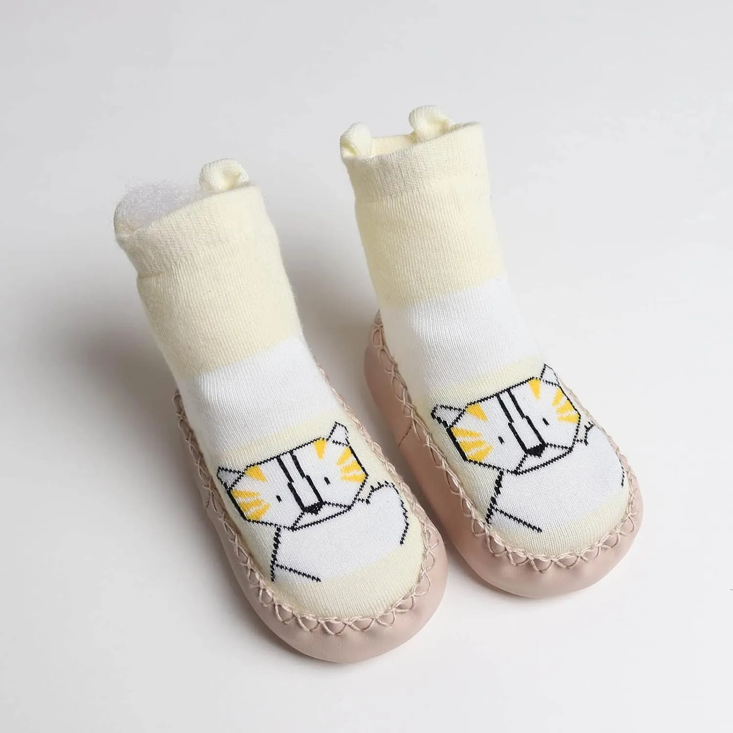 Infant Toddler Shoes Soft Sole Toddler Shoes Cartoon Animal Print Non Slip Breathable Rubber Sandals for Kids