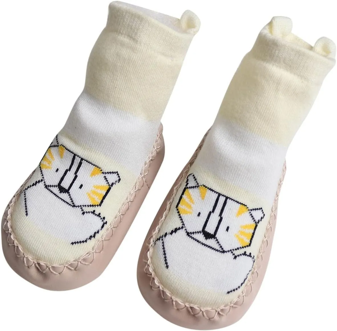 Infant Toddler Shoes Soft Sole Toddler Shoes Cartoon Animal Print Non Slip Breathable Rubber Sandals for Kids