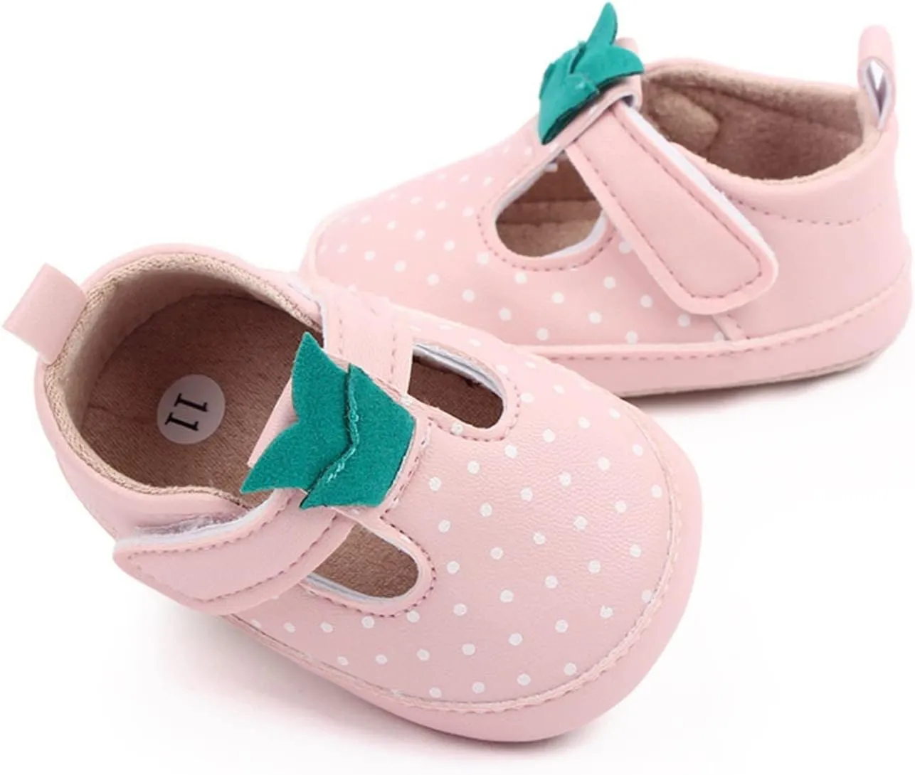 Infant Toddler Shoes Soft Sole Toddler Shoes Polka Dots Non Slip Breathable Princess Shoes Toddler Sandals Size 9