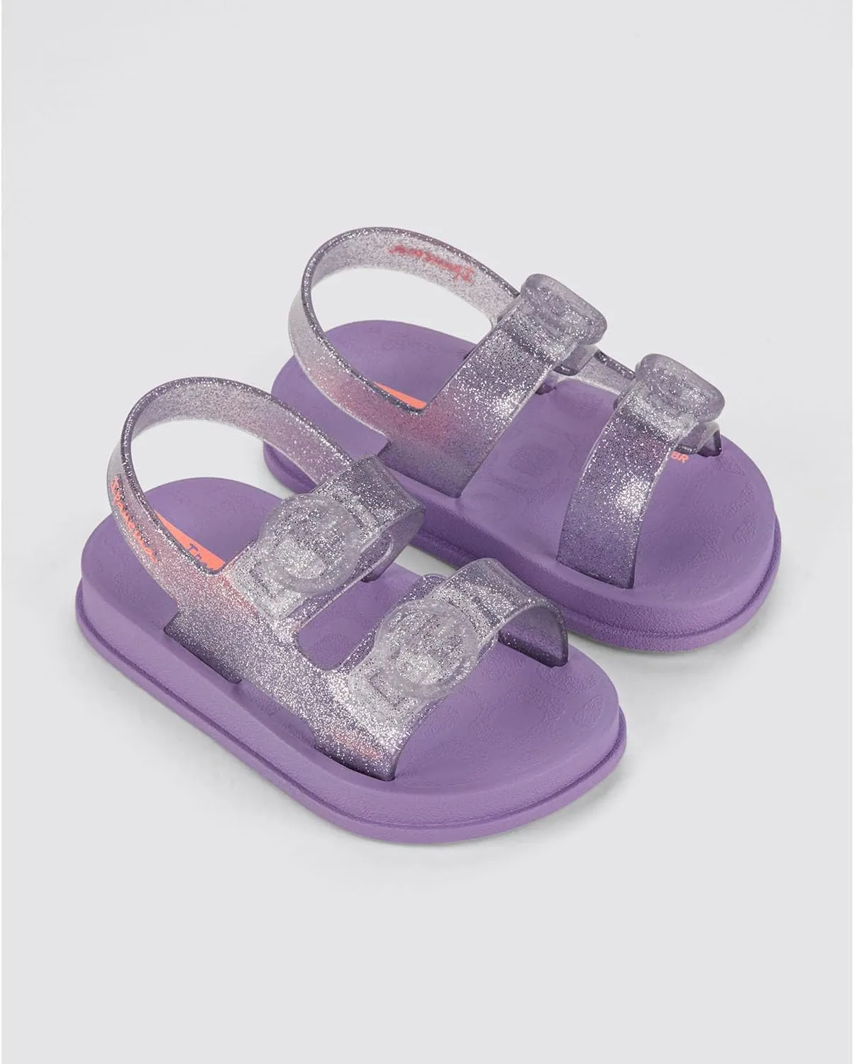 Ipanema Follow II Baby Sandals - Lightweight Open-Toe Toddler Sandals w/Back Strap, Double Buckle, Toddler Jelly Shoes, Soft, Flexible, Easy On/Off, Easy to Clean, Water Resistant