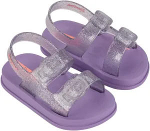 Ipanema Follow II Baby Sandals - Lightweight Open-Toe Toddler Sandals w/Back Strap, Double Buckle, Toddler Jelly Shoes, Soft, Flexible, Easy On/Off, Easy to Clean, Water Resistant