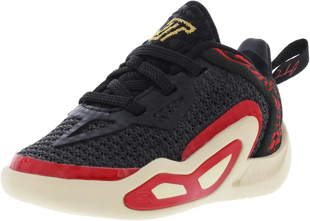 Jordan Baby Boy's Tatum 1 (Infant/Toddler) Black/Metallic Gold/University Red/Beach 10 Toddler M