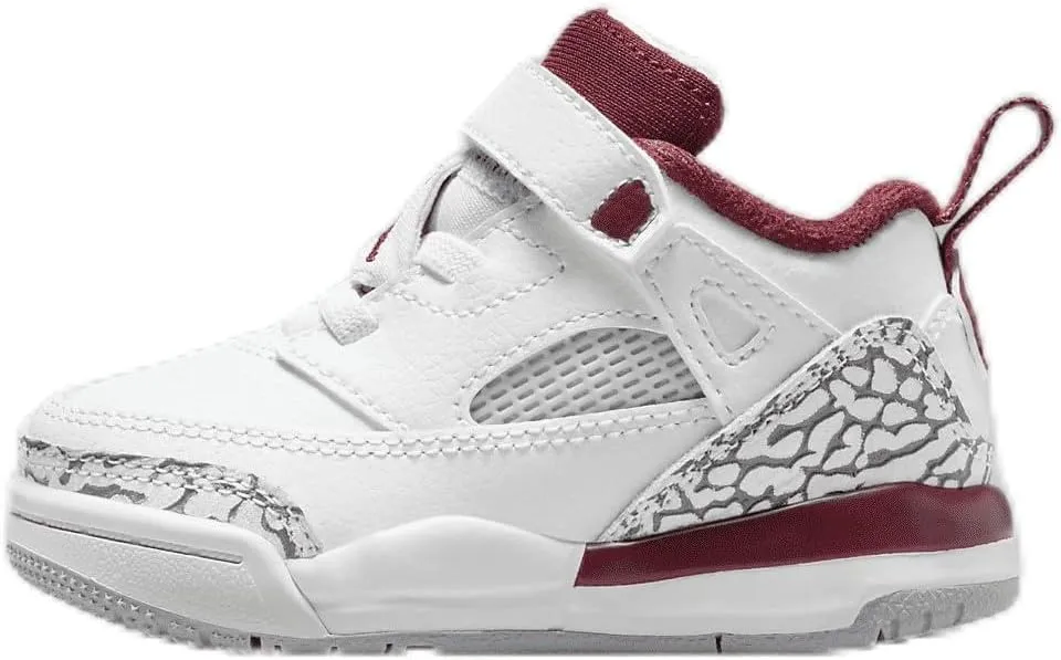 Jordan Spizike Low Baby/Toddler Shoes (FQ3952-106, White/Wolf Grey/Anthracite/Team Red) Size 6
