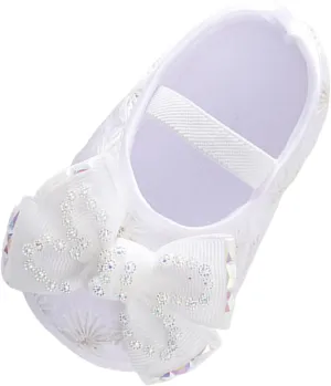 Kid Baby Shoes Fashion Soft Sole Toddler Shoes Pearl Dress Flower Princess Shoes Toddler Shoes Toddler Stocking