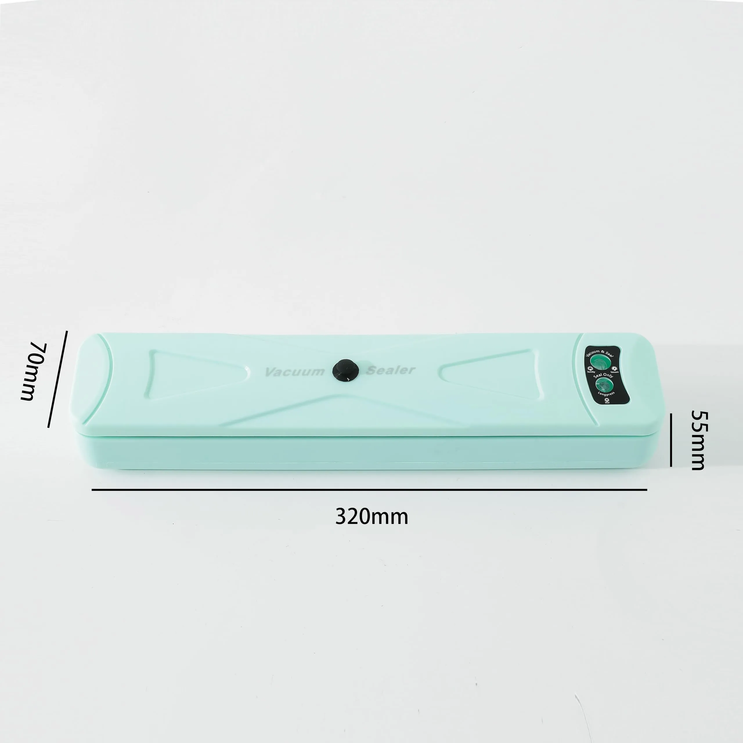 Kuber Industries (Pack of 1) Automatic Vacuum Sealer Machine | Vacuum Packing Machine | Multifunctional Vacuum Sealing Machine | Plastic Bag Sealing Machine | Heat Sealer Machine | Green