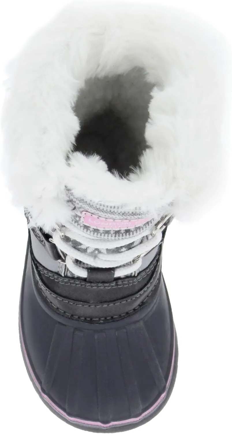 LONDON FOG Girls Toddler Tottenham Cold Weather Snow Boot