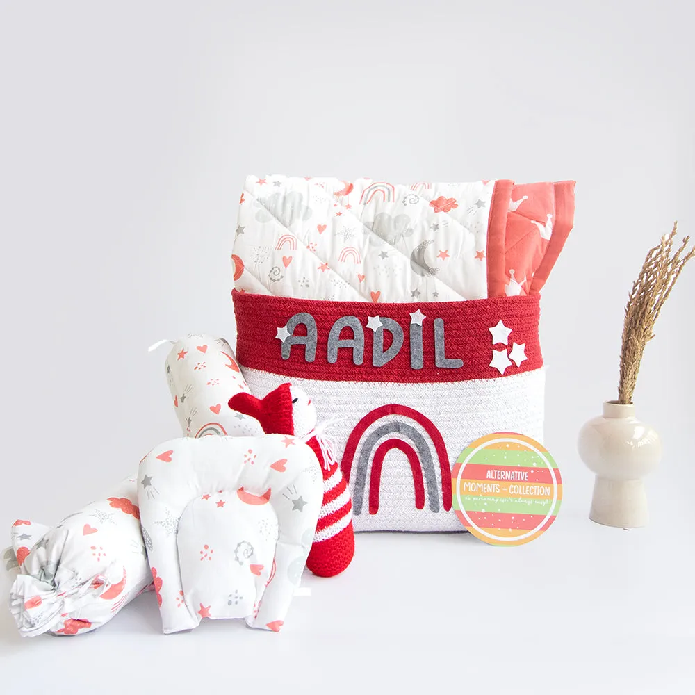 Magical Rainbows - Organic Bedding Gift Basket (Collective)