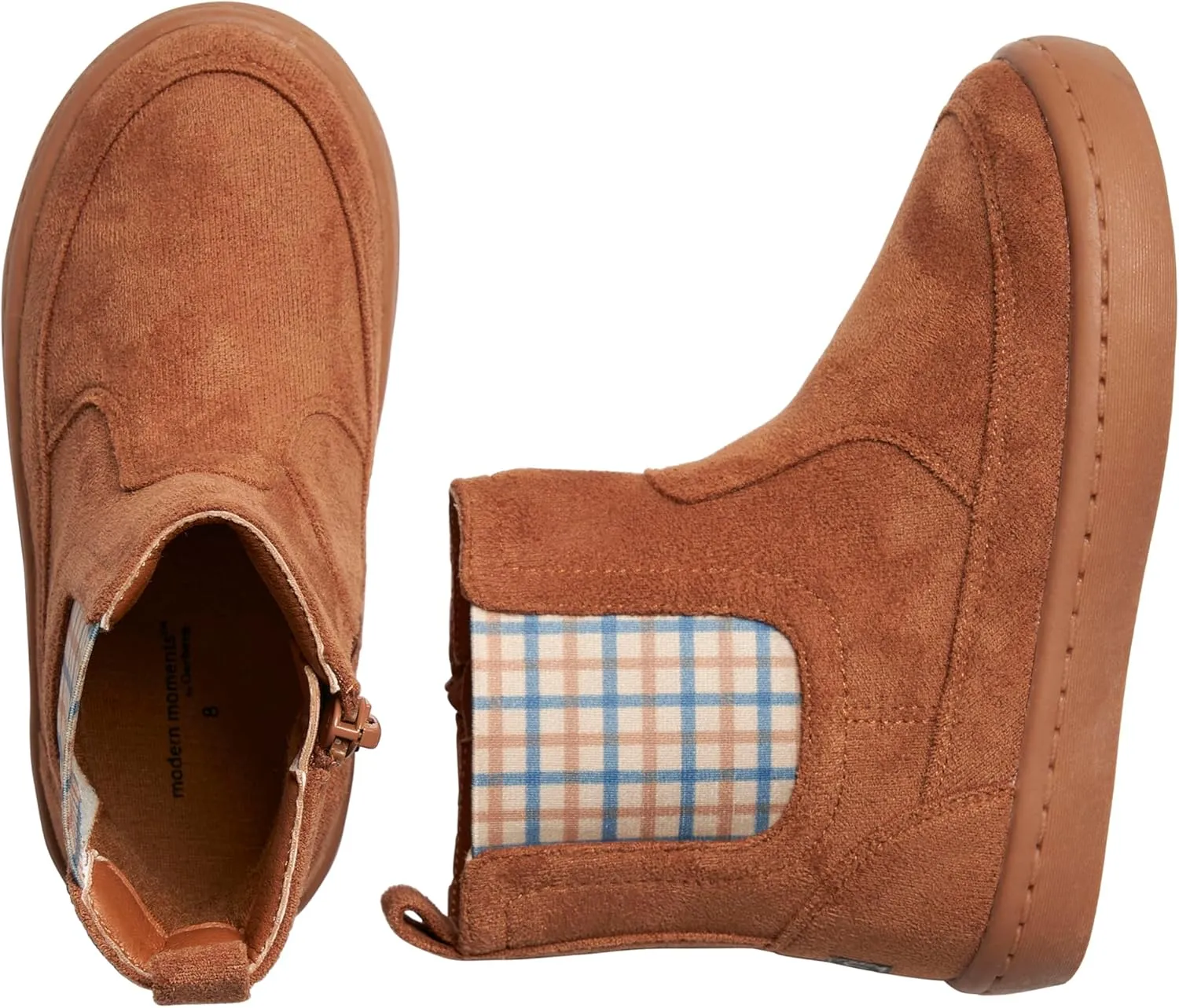 Modern Moments by Gerber Unisex Child Chelsea Boot with Zipper
