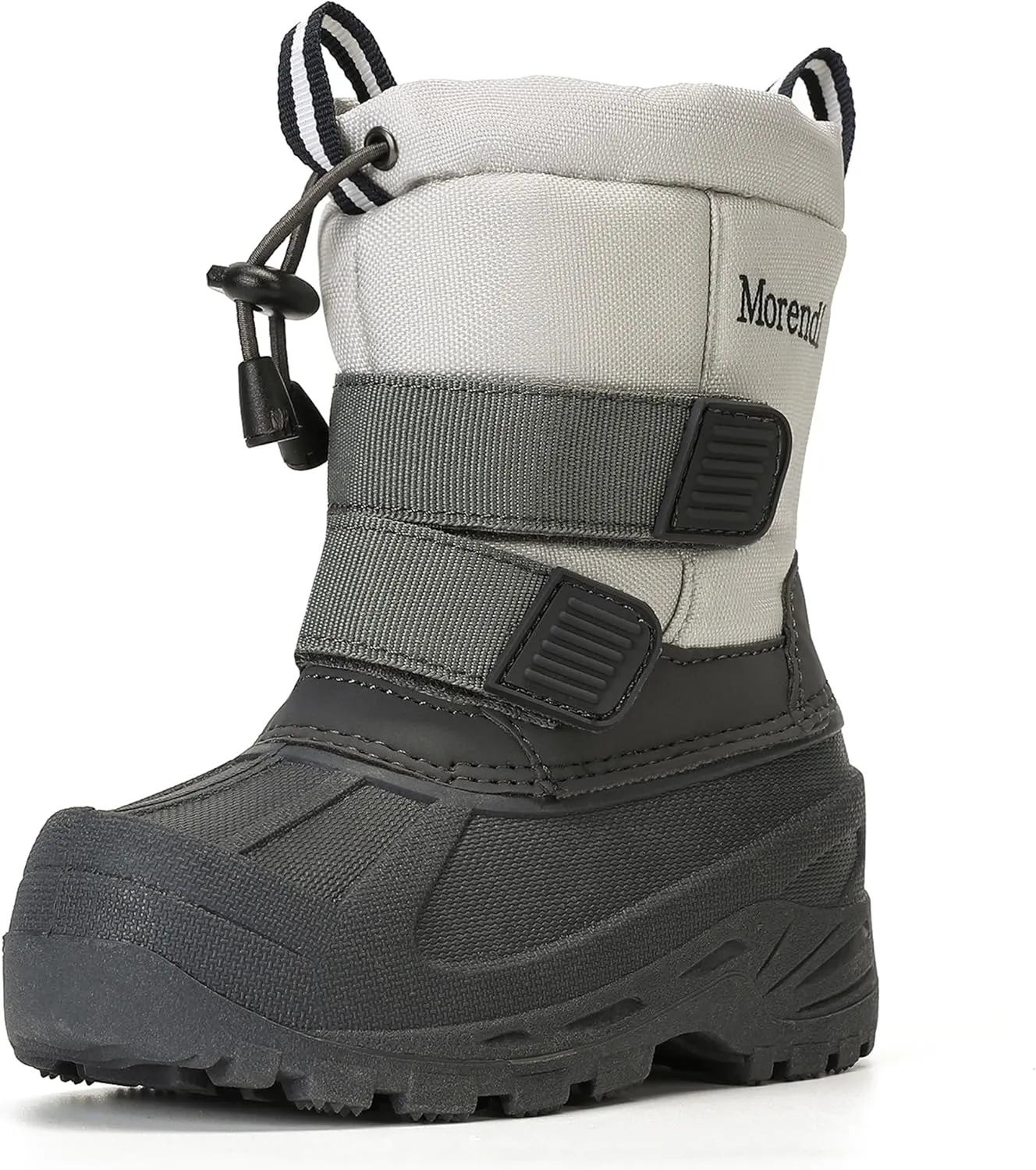 MORENDL Toddler Winter Snow Boots Waterproof Insulated Faux Fur Boys Girls Hiking Boots (Toddler/Little Kid)