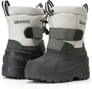 MORENDL Toddler Winter Snow Boots Waterproof Insulated Faux Fur Boys Girls Hiking Boots (Toddler/Little Kid)