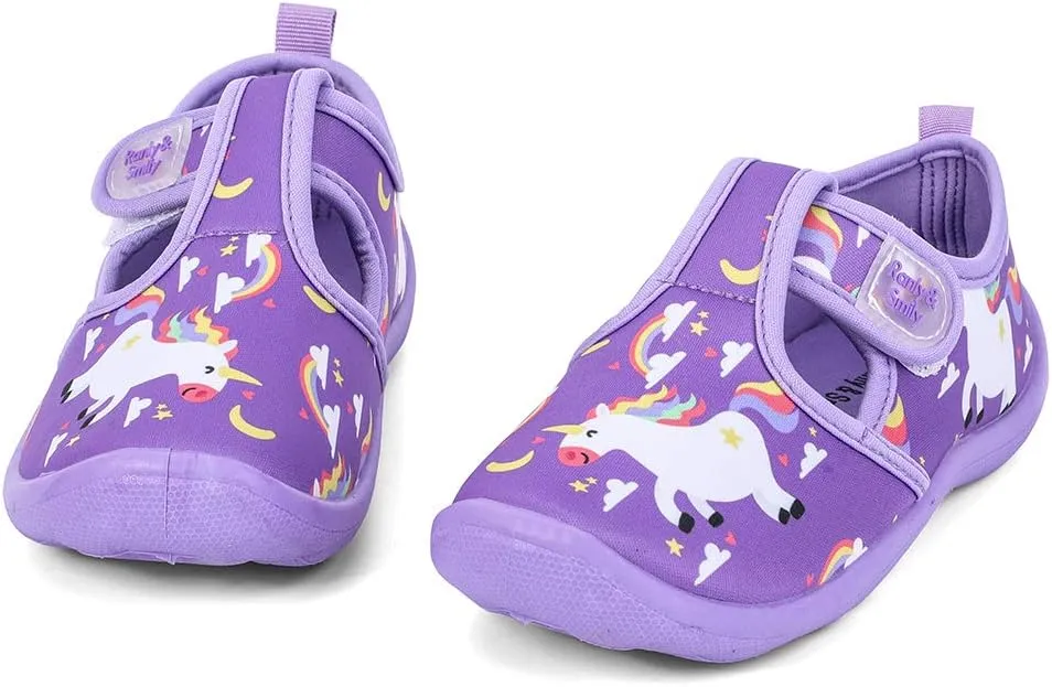 nerteo Boys Girls Cute Aquatic Water Shoes & Beach, Swim, Pool, Water Park & Toddler/Little Kid