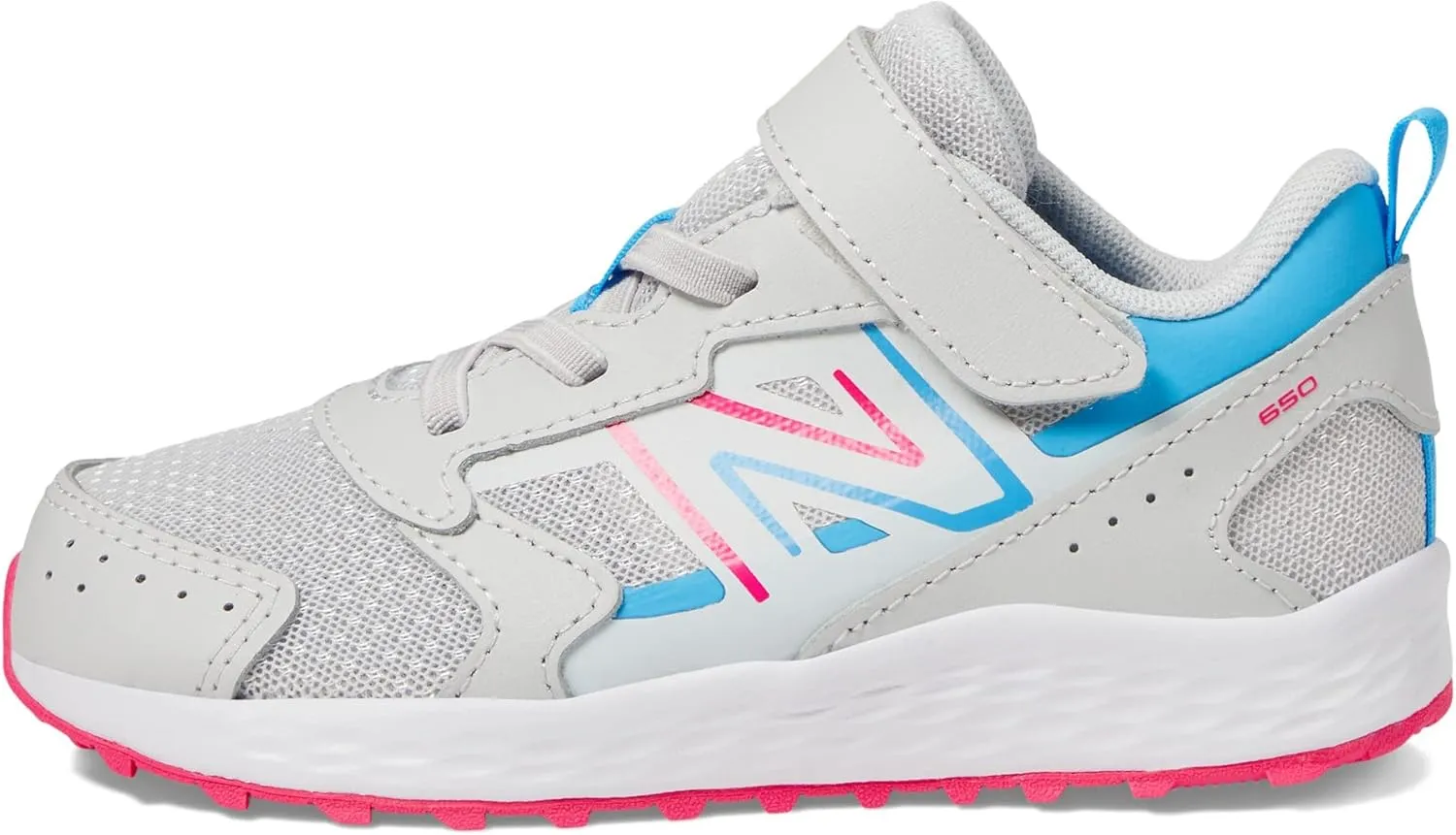 New Balance Baby Girls' Fresh Foam 650 V1 Bungee Lace with Top Strap