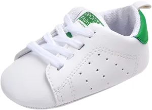 Newborn Baby Toddler Solid Star Letter Print Anti-slip Soft Sole Casual Shoes