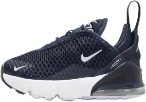 Nike Air Max 270 Baby/Toddler Shoes (DD1646-407, Obsidian/White/White/Cobalt Bliss) Size 7