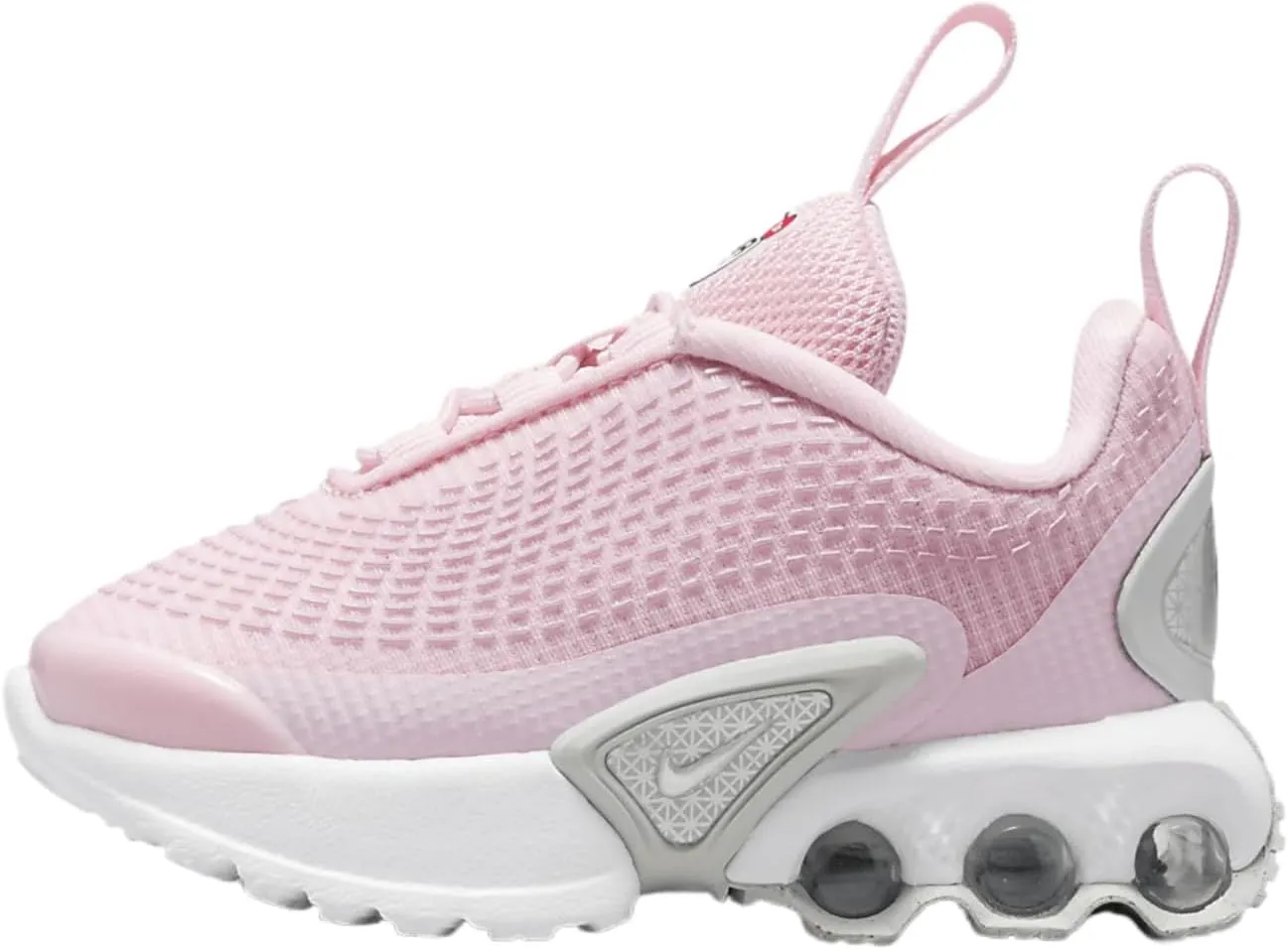 Nike Air Max Dn Baby/Toddler Shoes (FN4452-601, Shown: Pink Foam/Pale Pink/White/Metallic Silver) Size 7