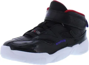 Nike Jumpman Two Trey Infant/Toddler Shoes Size 8, Color: Black/True Red/Dark Concord
