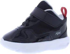 NIKE Stay Loyal 3 Baby/Toddler Shoes (FB9924-006, Black/White/Wolf Grey/Varsity Red) Size 5