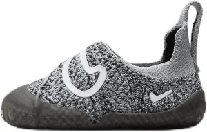 Nike Swoosh 1 Baby/Toddler Shoes (FB3244-001, Black/Wolf Grey/White) Size 6