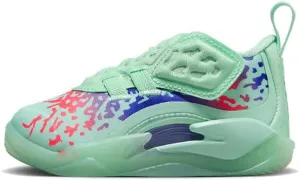 Nike Zion 3 Baby/Toddler Shoes (DV3868-300, Green Mint Foam/Psychic Purple/Flash) Size 8