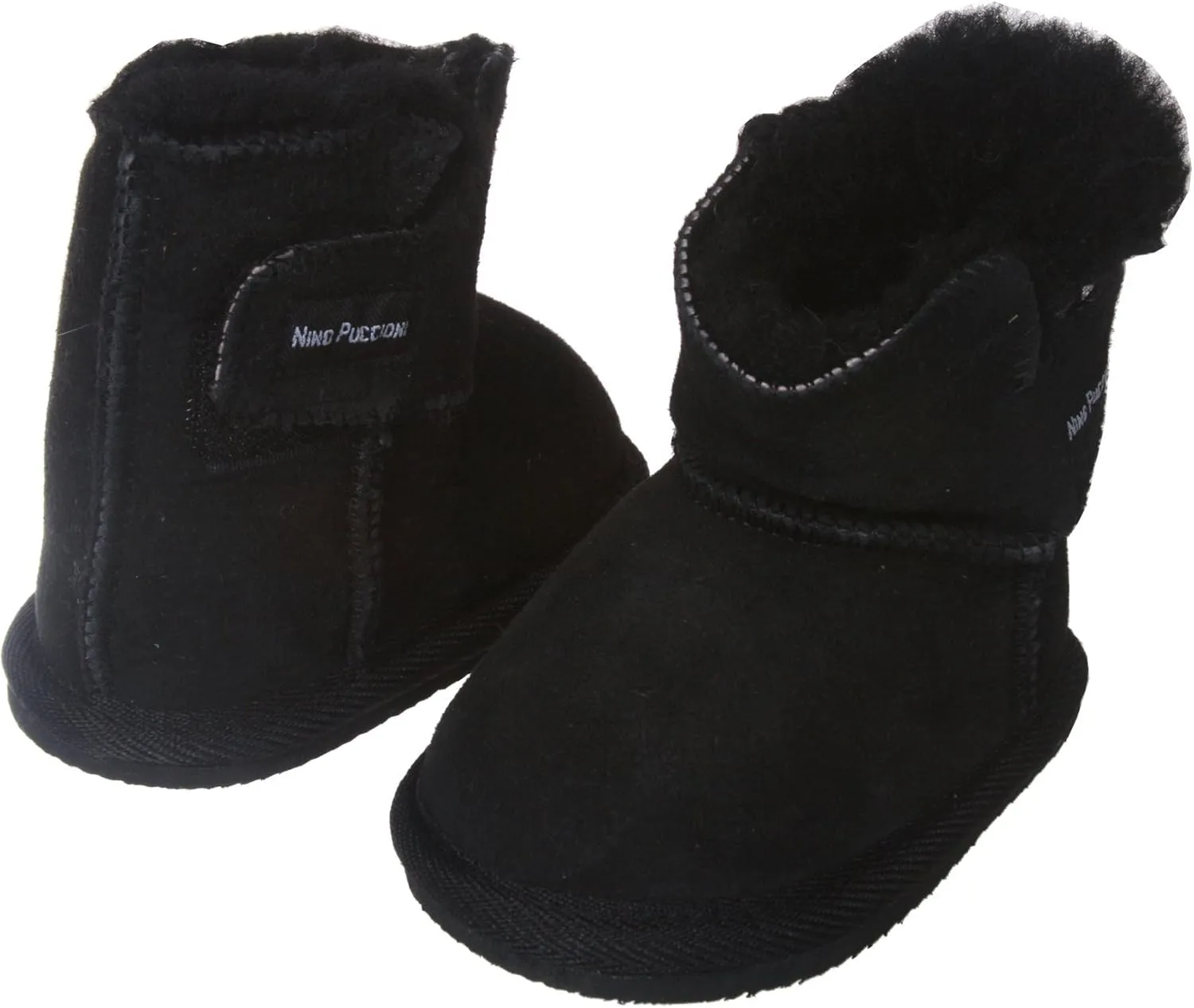 NINO Infants' Genuine Suede Shearling EVA Outsole Boots