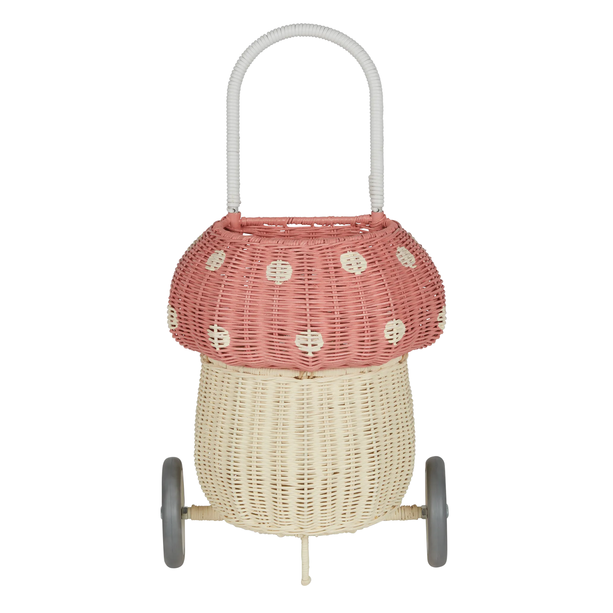 Olli Ella Rattan Mushroom Luggy - Musk