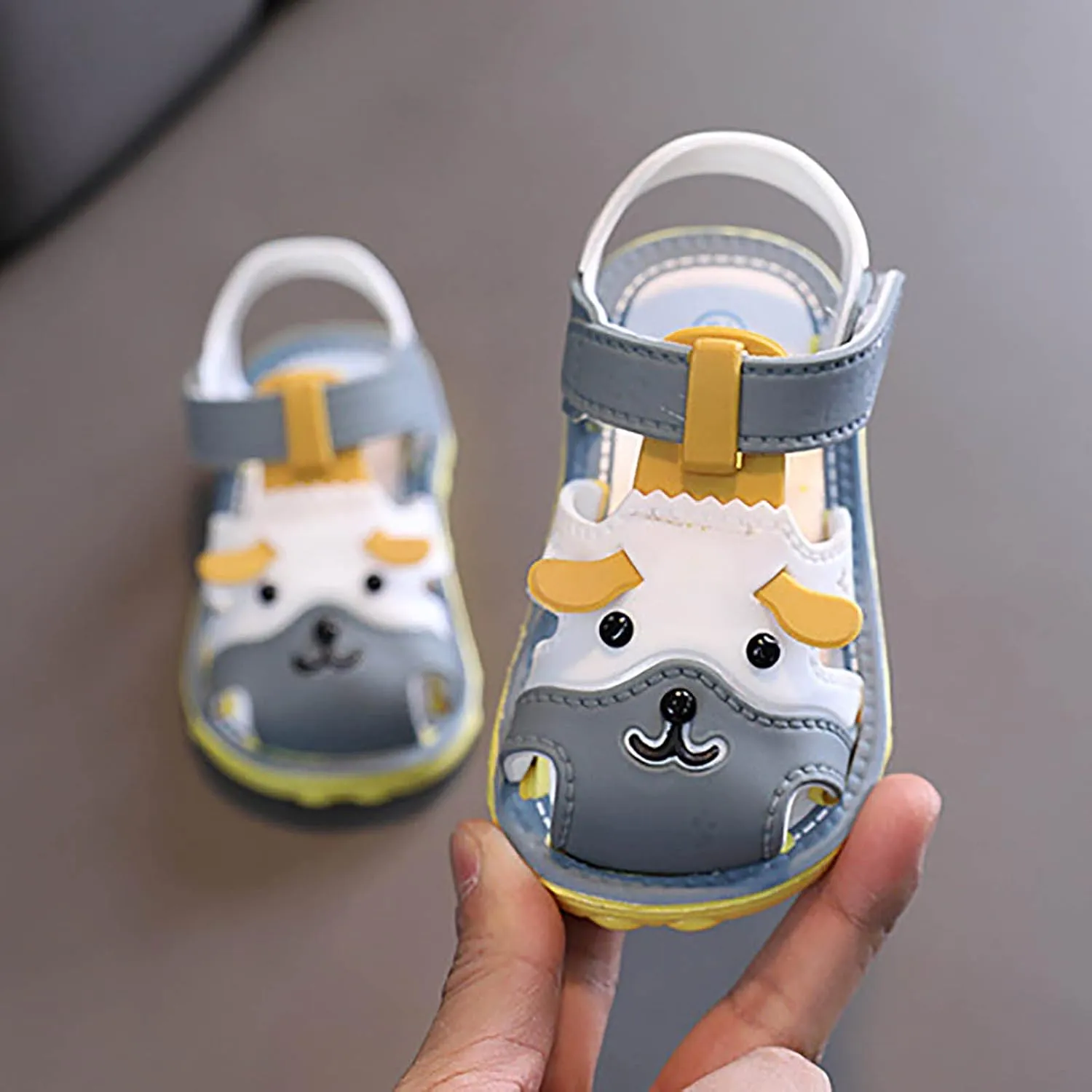 Premium Kids Girls Sandals Soft Non Slip Rubber Sole Toddler Baby Walking Shoes Flat Shoes Pool Slides for Girls