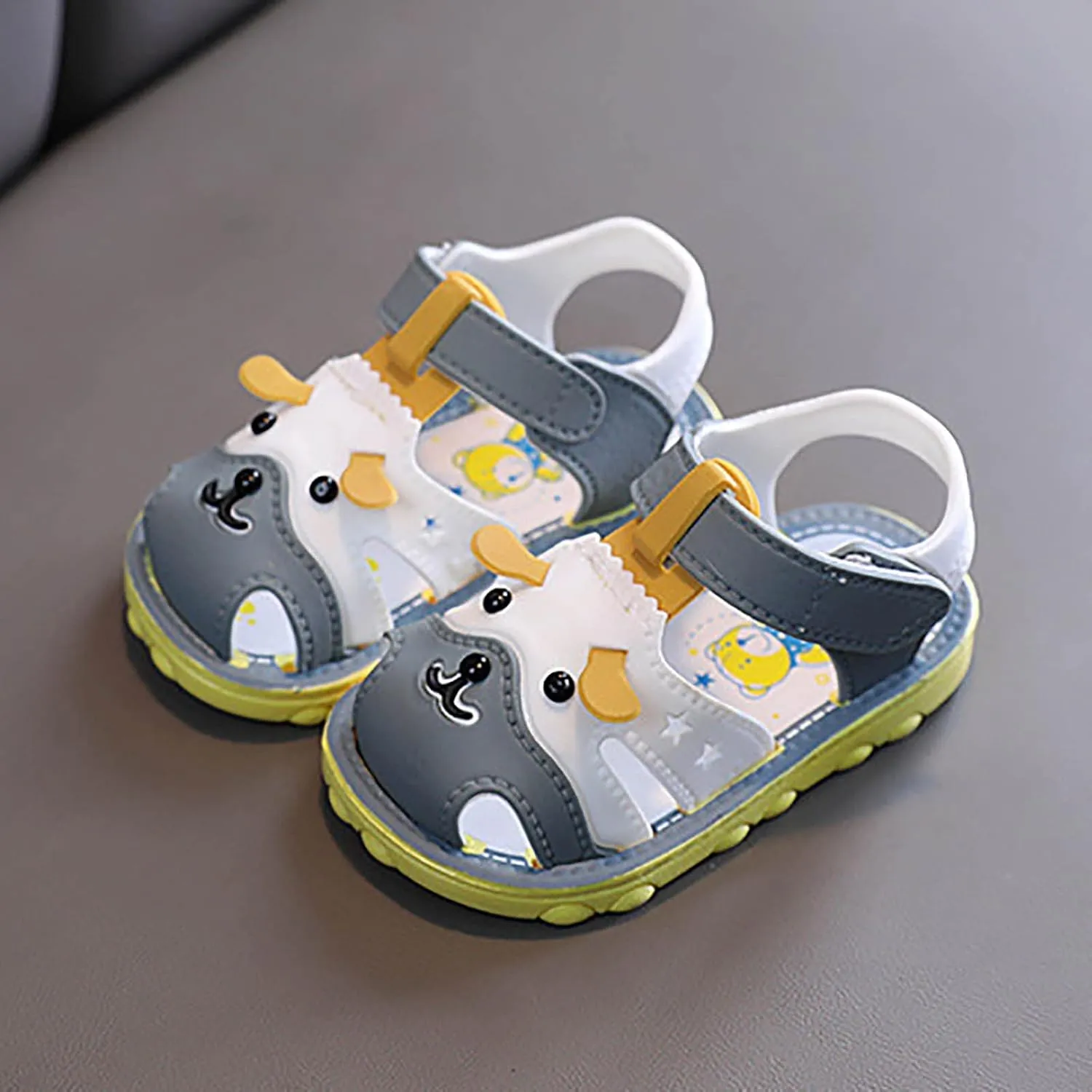 Premium Kids Girls Sandals Soft Non Slip Rubber Sole Toddler Baby Walking Shoes Flat Shoes Pool Slides for Girls