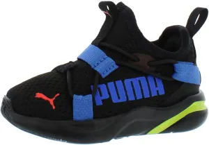 PUMA Rift Slip On Baby Boys Shoes Size 7, Color: Black/Blue