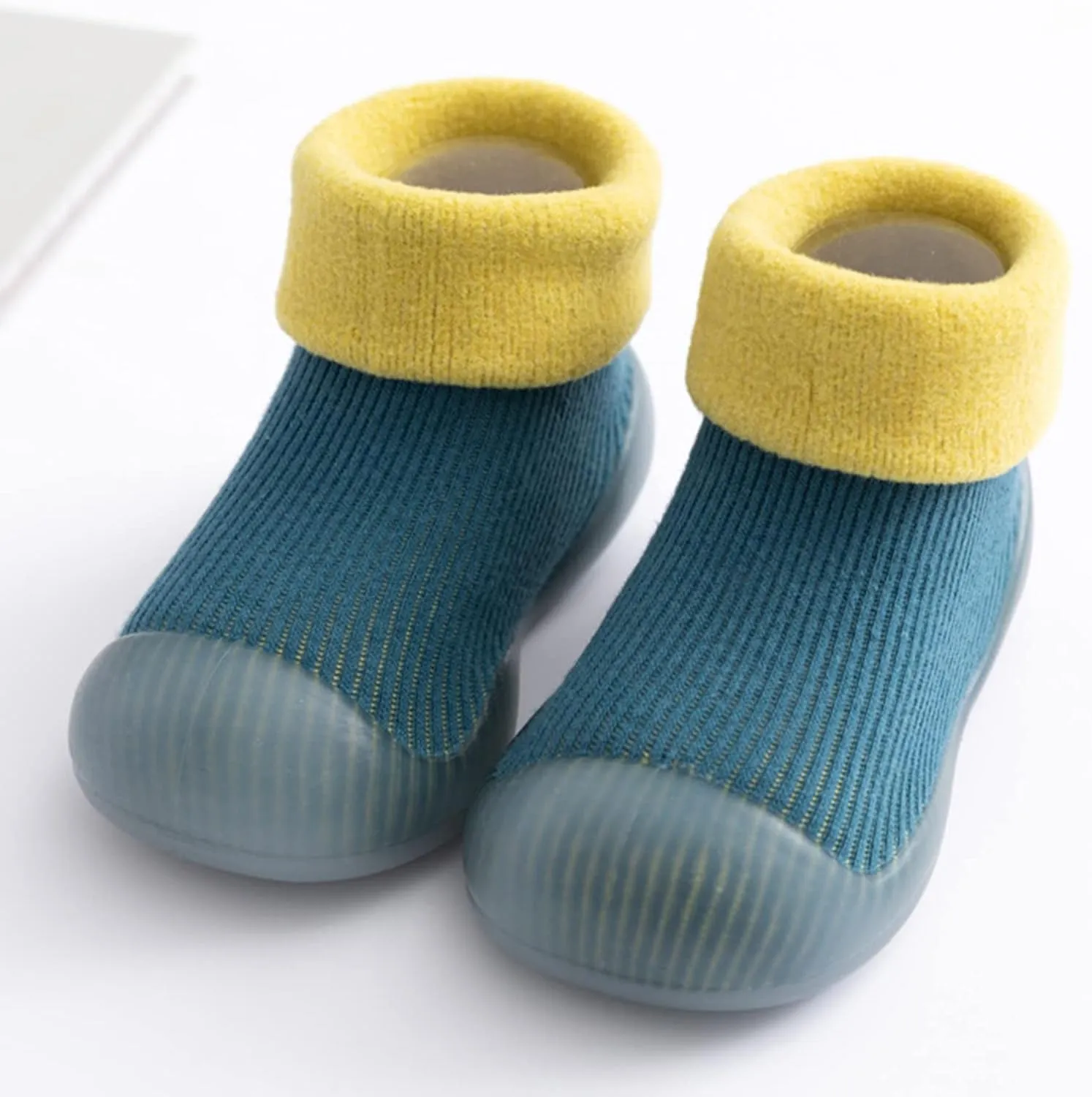 Puppy Slippers for Boys Girls Socks Slipper Soft Baby Boys Rubber Shoes Sole Boys Bedroom Slippers Size 3