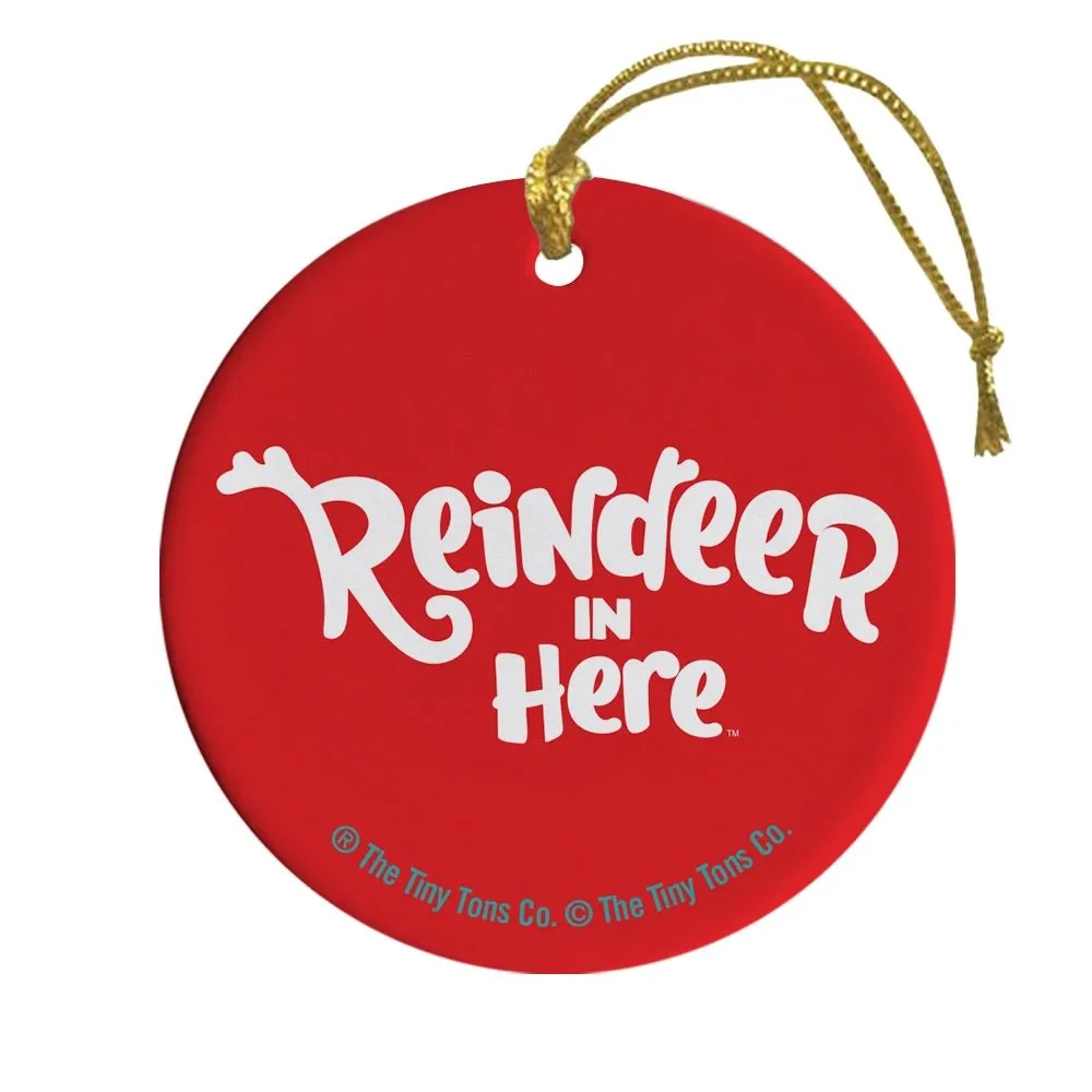 Reindeer in Here Blizz the Season Ornament