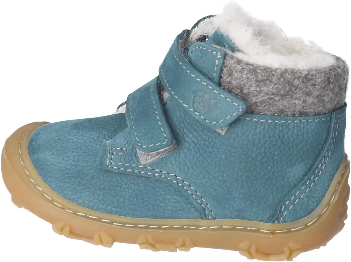RICOSTA Mdchen Low-Top Sneaker Nico, Kinder Lauflernschuhe, Weite: Weit, Terracare,Barfu-Schuh