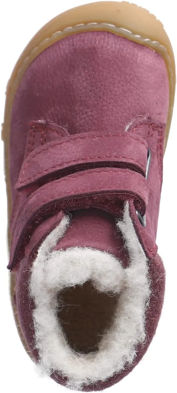 RICOSTA Mdchen Low-Top Sneaker Nico, Kinder Lauflernschuhe, Weite: Weit, Terracare,Barfu-Schuh