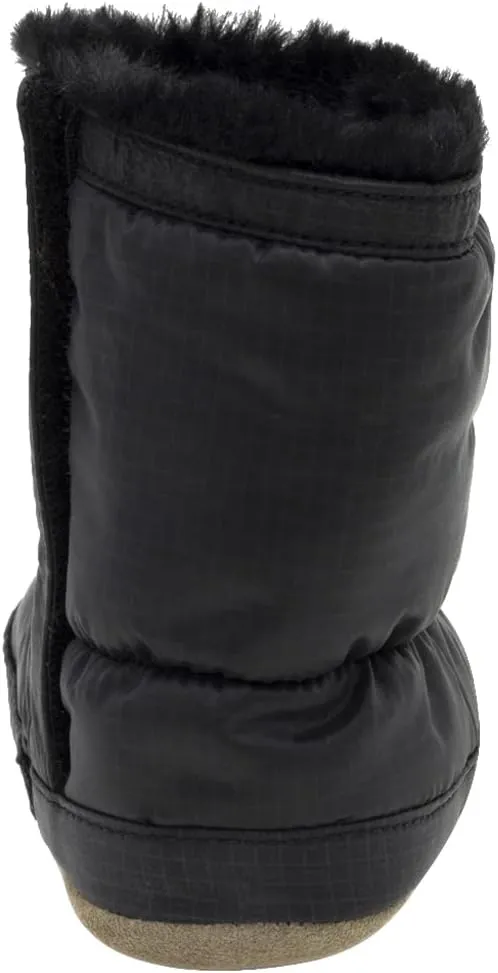 Robeez Baby Girls and Boys First Kicks Slip Resistant Boots and High-Top Shoes for Infant and Toddler, 0-24 Months