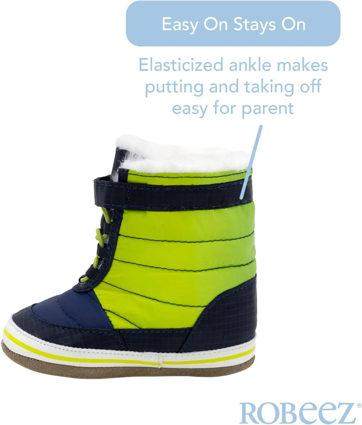 Robeez Baby Girls and Boys First Kicks Slip Resistant Boots and High-Top Shoes for Infant and Toddler, 0-24 Months