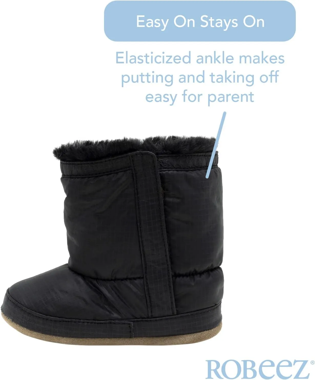 Robeez Baby Girls and Boys First Kicks Slip Resistant Boots and High-Top Shoes for Infant and Toddler, 0-24 Months