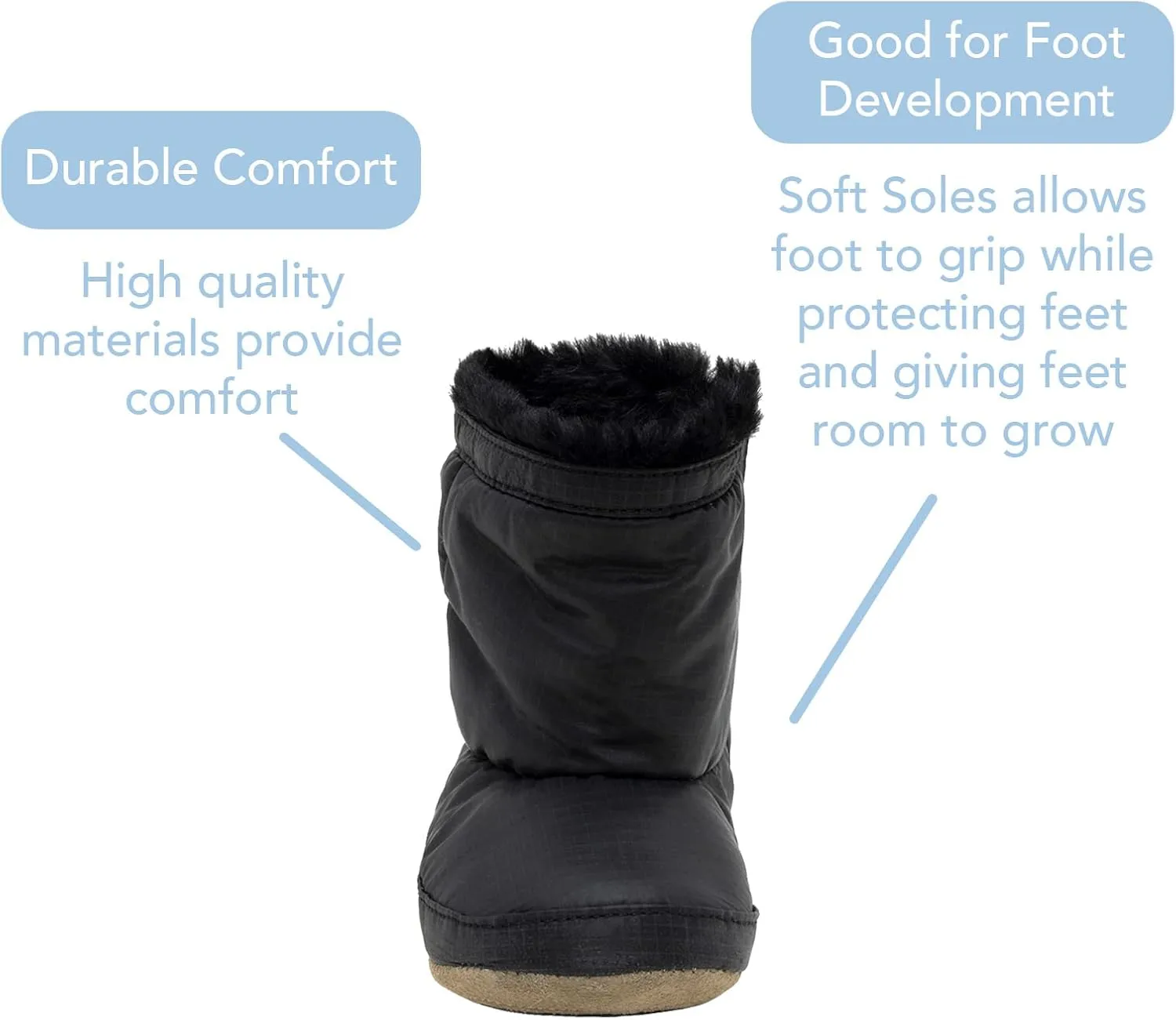 Robeez Baby Girls and Boys First Kicks Slip Resistant Boots and High-Top Shoes for Infant and Toddler, 0-24 Months
