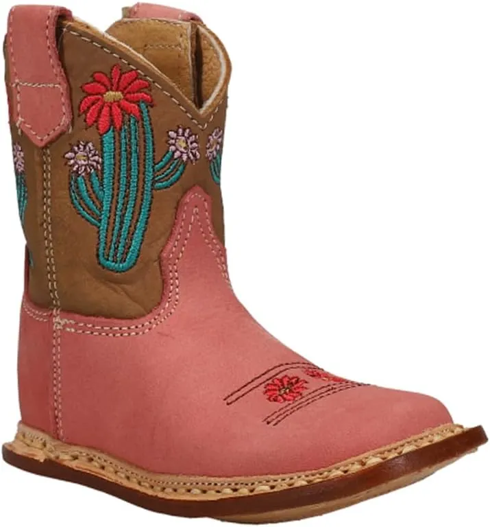 ROPER Western Boots Girls Cowbabies Cactus Tan 09-016-7912-1364 TA