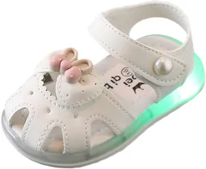 sfdgfhyf Sneaker for Girls GirlsSandals Summer Baby Shoes Soft Sole Baotou Anti Slip Children Walking Shoes for 1 to 4