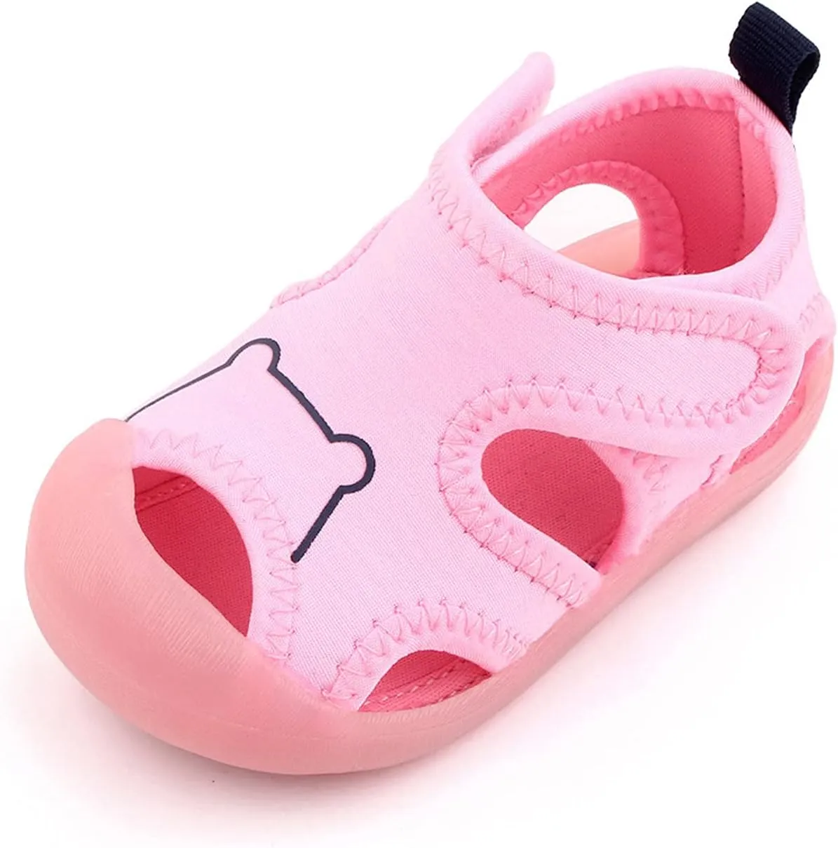 Shoes Boy Kids Bear Soft Sole Rubber Sandals Sneaker Flat Walking Non-Slip Girls Baby Shoes Girls Gold Sandal